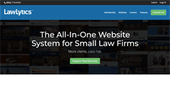 Desktop Screenshot of lawlytics.com